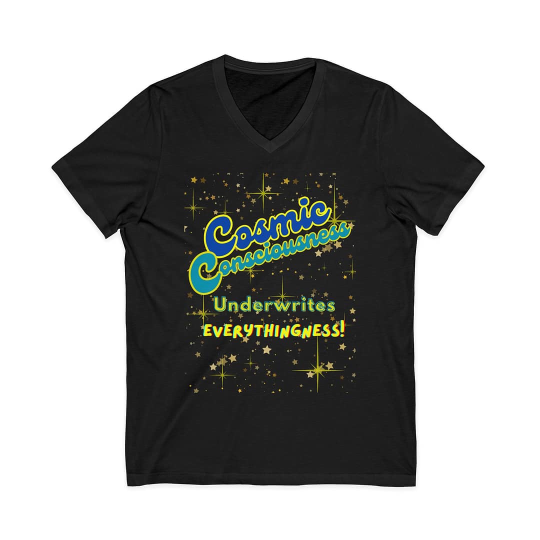 Cosmic Consciousness T-shirt, V-Neck, Unisex